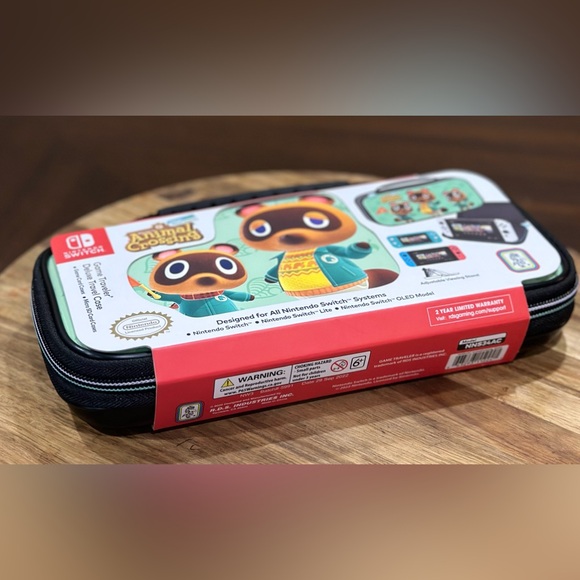 Nintendo Switch Deluxe Travel Game Traveler Case Animal Crossing - Picture 8 of 10